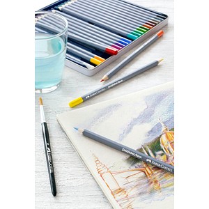 Faber-Castell Goldfaber Aqua Aquarellfarbstift， Geschenkset， 36  Einzelfarben 格安ショップ - 文具、ステーショナリー