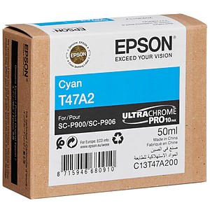 8715946680910 - Singlepack Cyan T47A2 UltraChrome Pro 10 ink - Tintenpatrone Cyan
