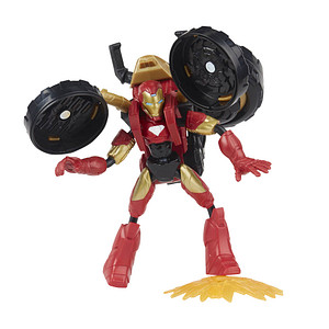 5010993792078 - Marvel F02445L0 Iron Man mit 2-in-1 Motorrad Spielfigur