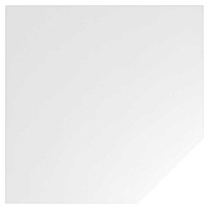 HAMMERBACHER Verbindungsplatte Prokura weiß, silber Trapezform 120,0 x 80,0 x 72,0 cm