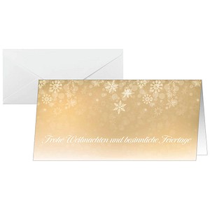 4004360769245 - Weihnachtskarte DL 250g 25+25 Stück Golden Christmas Night
