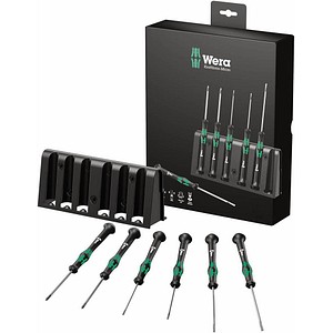 4013288032447 - 2069 6 Elektronik- u Feinmechanik Schraubendreher-Set 6teilig Außen-Sechskant - Wera