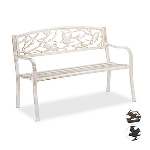 4052025908997 - Gartenbank 10030989_1255 weißbronze Metall 1270 cm 4052025908997 relaxdays 4052025908997 - Gartenbank 10030989_1255 weißbronze Metall 1270 cm 4052025908997 relaxdays