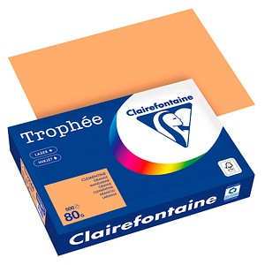 3329680002140 - Kopierpapier Trophée Color 1878PC clementine A4 80g  3329680002140 500 Blatt