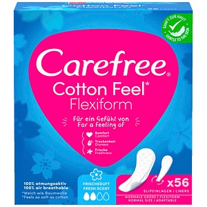 3574661482187 - Slipeinlagen Cotton Feel Flexiform mit Frischeduft Slipeinlage 3574661482187 56 Stück