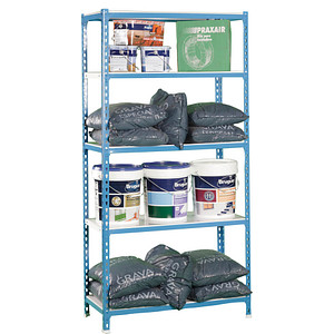 8435104907313 - Simonrack Schwerlastregal KIT SIMONCLICK 5 400 442100024189045 blau weiß 900 x 400 x 1800 cm