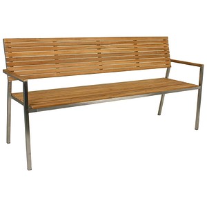 Garden Pleasure Gartenbank Denver 304772 braun Holz 180,0 cm