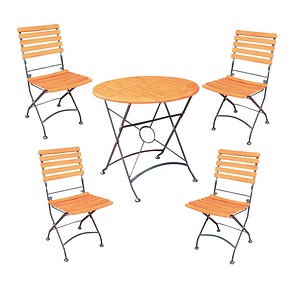 4041908090119 - Sitzgruppe Wien braun 304934-1 4041908090119 Garden Pleasure