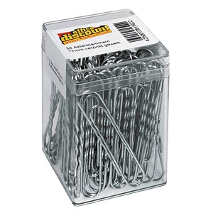 4250073813922 - Aktenklammern silber glanzverzinkt 50 St