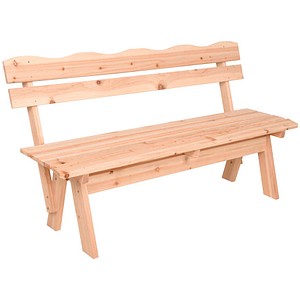 Garden Pleasure Gartenbank RANGUN 985298 natur Holz 150,0 cm
