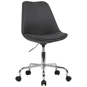 4250950291829 - Bürostuhl SPM1422 Stoff schwarz Gestell chrom 4250950291829 - Bürostuhl SPM1422 Stoff schwarz Gestell chrom