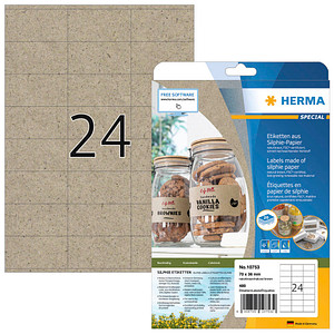 4008705107532 - Universaletiketten aus Silphie Papier 10753 naturbraun 480 Etiketten auf DIN A4 (210x297mm) 480 Etiketten 4008705107532 480 Stück 4008705107532 - Universaletiketten aus Silphie Papier 10753 naturbraun 480 Etiketten auf DIN A4 (210x297mm) 480 Etiketten 4008705107532 480 Stück