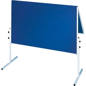 4016946182614 - Moderationstafel CC-UMTF-G 03 120x150cm Filz + Filz (beidseitig) pinnbar klappbar blau + blau 4016946182614 Franken