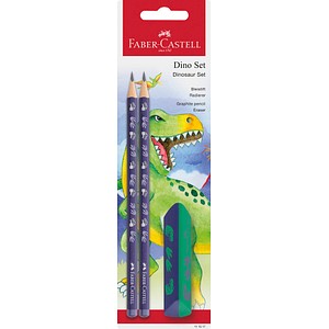 4005401115175 - Schreibset 3tlg Dino blau 4005401115175 Faber-Castell 4005401115175 - Schreibset 3tlg Dino blau 4005401115175 Faber-Castell