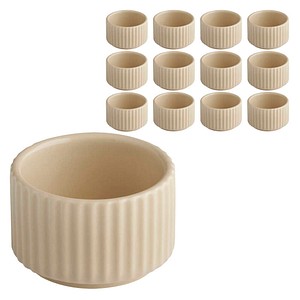 APS Dipschale THE GRID beige, 12 St.