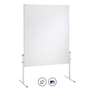 4016946070577 - Moderationstafel X-tra! Line CC-UMTK 120x150cm Karton + Karton (beidseitig) pinnbar weiß + weiß 4016946070577 Franken