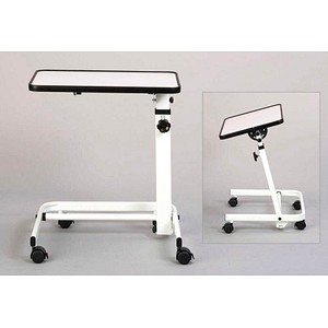 4048792024282 - Comfort Beistelltisch Holz weiß 600 x 400 x 660 - 980 cm