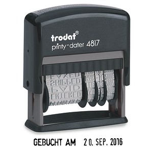 trodat Datums- und Textstempel printy dater 4817 trodat Datums- und Textstempel printy dater 4817
