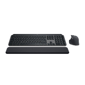 5099206112360 - MX Keys S Combo Bluetooth® Tastatur Maus-Set Beleuchtet Ergonomisch Multipair-Funktion Handballenauflage Deutsch QWERTZ Graphit 5099206112360 - MX Keys S Combo Bluetooth® Tastatur Maus-Set Beleuchtet Ergonomisch Multipair-Funktion Handballenauflage Deutsch QWERTZ Graphit