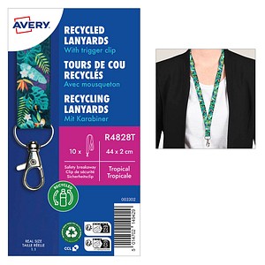 5014702149429 - Lanyards Tropical grün 10 St