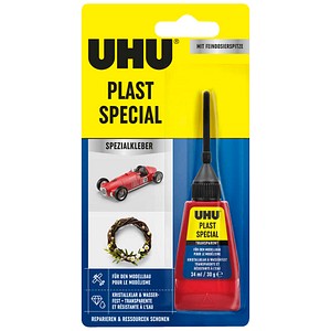 6 Stück UHU Spezialkleber 45885 PLAST SPECIAL, 30g, permanent 4026700458855 UHU 30 Gramm