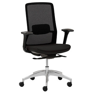 4032376550526 - Bürostuhl 2482 Stoff schwarz Gestell alu 4032376550526 Mayer