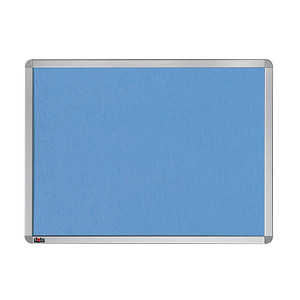 4250073735934 - Pinnwände Pinnwand stahlblau 60x45 600 x 450 cm Filz Blau