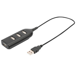 4016032285373 - AB-50001-1 Digitus USB 20 Hub 4-Port 4 x USB A F at Connected Cable AB-50001-1 4016032285373