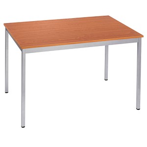 3700245505427 - Schreibtisch 126RMA 65-130cm (H) 120x60cm (BxT) rechteckig kirsche   silber 3700245505427 SODEMATUB