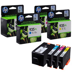 0190781119845 - HP Original 934XL  935XL 4er-Pack Druckerpatronen schwarz cyan magenta gelb (X4E14AE)