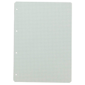 4006144574908 - Ringbuch Einlagen Geleimt DIN A4 Kariert Laminierte Pappe Rot Weiß Perforiert 200 Seiten 100 Blatt