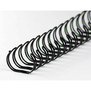 4250504511373 - 100 Drahtbinderücken schwarz für 65 Blatt 4250504511373 100 Stück 4250504511373 - 100 Drahtbinderücken schwarz für 65 Blatt 4250504511373 100 Stück