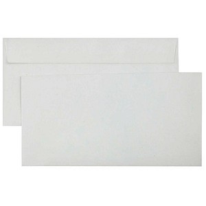 0726529059557 - Briefumschläge DIN lang ohne Fenster grau haftklebend 25 St