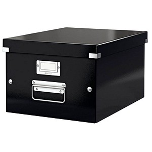 Kunststoffbox schwarz mit Deckel 14 L - Shop Office Store - Exklusive  Einrichtungen, 8,21 €