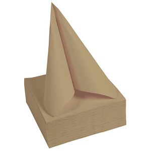3281516238423 - Servietten beigebraun 2-lagig 190 x 190 cm 3281516238423 40 Stück 3281516238423 - Servietten beigebraun 2-lagig 190 x 190 cm 3281516238423 40 Stück
