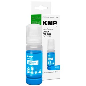4011324002218 - KMP Patrone Canon PFI050C (5699C001) cyan kompatibel 4011324002218 - KMP Patrone Canon PFI050C (5699C001) cyan kompatibel