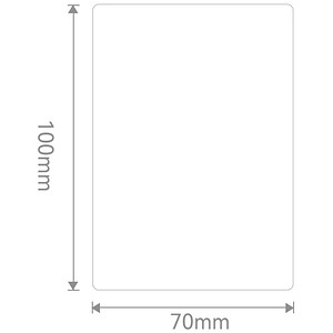 6977031215793 - Etikettenrolle für Etikettendrucker weiß 70 x 700 mm 1 x 290 Etiketten 6977031215793 290 Stück 6977031215793 - Etikettenrolle für Etikettendrucker weiß 70 x 700 mm 1 x 290 Etiketten 6977031215793 290 Stück