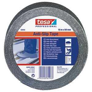 4042448841933 - tesa 60950-00001-00 60950-00001-00 Anti-Rutschband tesa® Professional Schwarz (L x B) 15 m x 50 mm 1 St