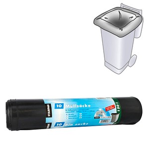 4002911123287 - Müllbeutel 12328 CleanUP schwarz 150 Liter offen  äußerst reißfest  4002911123287 10 Stück