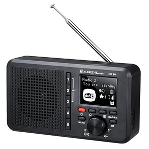 Albrecht DR 86 Senior Radio schwarz