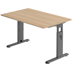 4032062190227 - Schreibtisch O-Serie VOS12 E G manuell höhenverstellbar 65-85cm (H) 120x80cm (BxT) rechteckig eiche graphit 4032062190227 4032062190227 - Schreibtisch O-Serie VOS12 E G manuell höhenverstellbar 65-85cm (H) 120x80cm (BxT) rechteckig eiche graphit 4032062190227