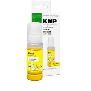 4011324002232 - KMP Patrone Canon PFI050Y (5701C001) yellow kompatibel 4011324002232 - KMP Patrone Canon PFI050Y (5701C001) yellow kompatibel