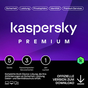 5056244915384 - KASPERSKY Premium Sicherheitssoftware Vollversion (Download-Link)