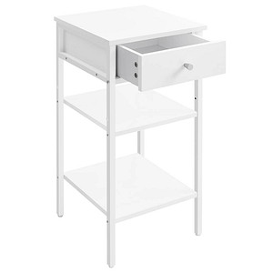 0194343042190 - Nachttisch weiß 350 x 350 x 700 cm 0194343042190 VASAGLE 0194343042190 - Nachttisch weiß 350 x 350 x 700 cm 0194343042190 VASAGLE