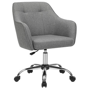 0194343107738 - Songmics - Bürostuhl Schreibtischstuhl höhenverstellbar bis 120 kg belastbar grau GBO019G01 - Dunkelgrau 0194343107738 - Songmics - Bürostuhl Schreibtischstuhl höhenverstellbar bis 120 kg belastbar grau GBO019G01 - Dunkelgrau