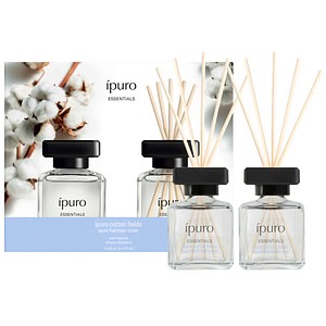 ipuro Raumduft ESSENTIALS cotton fields blumig 50,0 ml, 2 St.