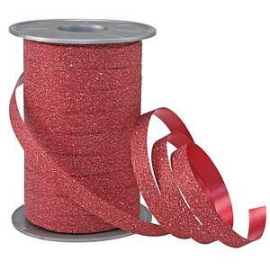 4009236106278 - Geschenkband 18509-609 Poly Glitter 10mm x 100m rot 4009236106278 Präsent