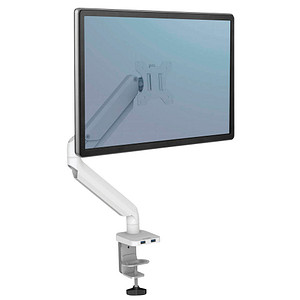 Fellowes Monitor-Halterung Platinum Series 8056201 weiß für 1 Monitor, Tischklemme, Tischbohrung