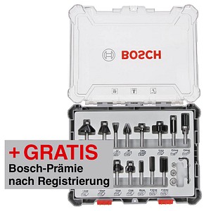 3165140958028 - AKTION BOSCH Mixed Set Fräser-Set 15-teilig mit Prämie nach Registrierung 3165140958028 - AKTION BOSCH Mixed Set Fräser-Set 15-teilig mit Prämie nach Registrierung