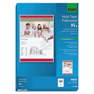 Sigel Fotopapier Ip2 Din Matt 95 G Qm 0 Blatt Gunstig Online Kaufen Office Discount